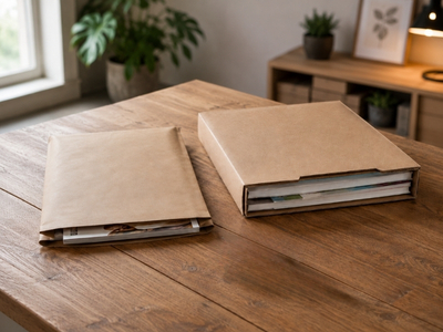 Vergleich von zwei Briefformate